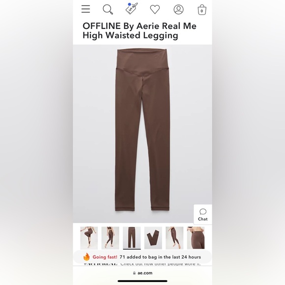 Aerie Real Me High Waisted Legging - Picture 3 of 4